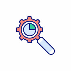 Search Optimization icon in vector. Logotype