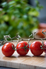 closeup photo von sehr leckeren tomaten