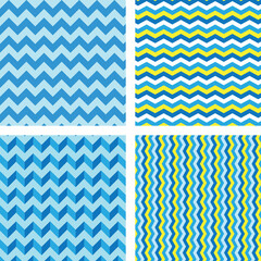 Set of chevron zigzag seamless patterns.  great for website backgrounds, wallpaper and textile.
