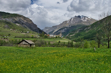 Obraz premium Saint Dalmas le Selvage, Alpes du Sud