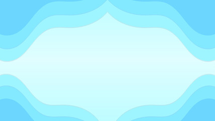 Blue pastel papercut abstract background with gradient. can use for poster, banner, flyer, pamphlet, leaflet, brochure, catalog,web, site, website, presentation paper cut backgrounds
