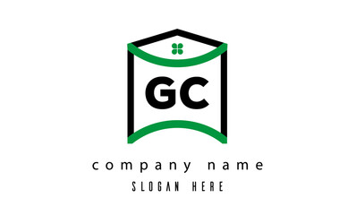 GC creative real estate latter logo vector