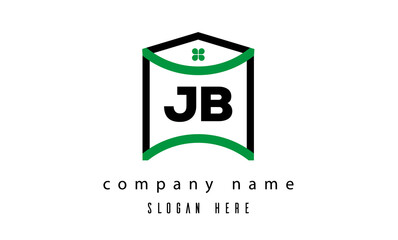 JB creative real estate latter logo vector