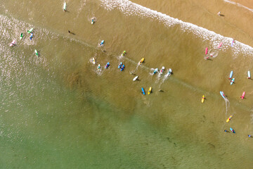 Surf Beginners in Hendaye, Basque Country, France