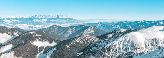 Low Tatras - a mountain range of the Inner Western Carpathians in central Slovakia