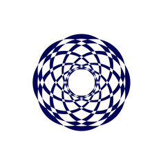 Lotus flower graphic design vector symbol.