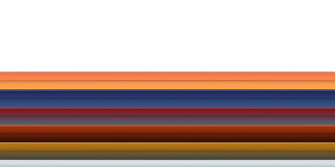 Fluid poster cover with modern dark colorful color. Dark blue, red, orange, yellow, green abstract geometrical template with striped shapes and white space for text. 