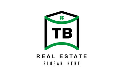 TB real estate latter logo vector