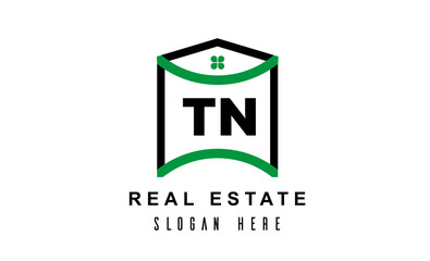 TN real estate latter logo vector