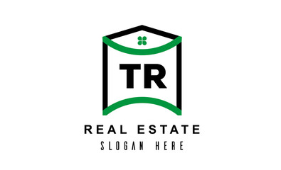 TR real estate latter logo vector