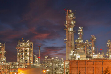 Obraz na płótnie Canvas Oil refining export business