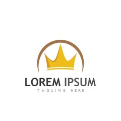 Crown Logo Template vector icon