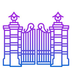 Obraz premium gate icon