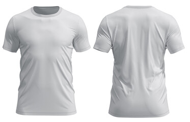 3D rendered Muscle White t-shirt