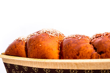 Cozonac, Kozunak or babka is a type of  sweet leavened bread, traditional to Romania and Bulgaria
