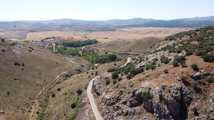 Fototapeta na wymiar view from the top of the mountain