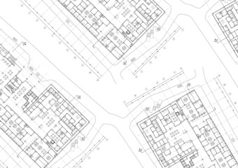 Floor plan designed building on the drawing.