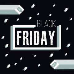 Black Friday Sale Background. Big Sale, black friday, creative template. Vector illustration. Black Friday Banner. Black Friday Vector Promo Sale. Black Friday Typography Banner Marketing.