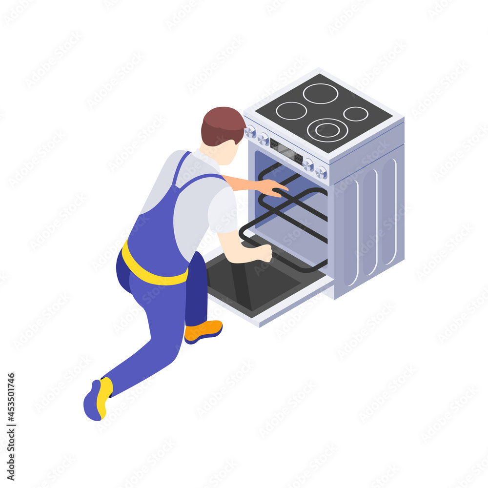 Sticker home appliance repair icon