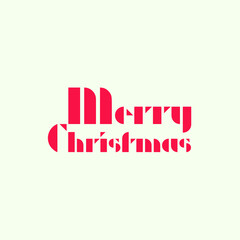 Merry Christmas Background Typography Illustration. Christmas Vector Design. Decorative Christmas Resources Banner