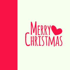 Merry Christmas Background Typography Illustration. Christmas Vector Design. Decorative Christmas Resources Banner