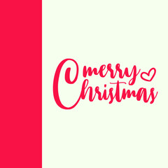 Merry Christmas Background Typography Illustration. Christmas Vector Design. Decorative Christmas Resources Banner