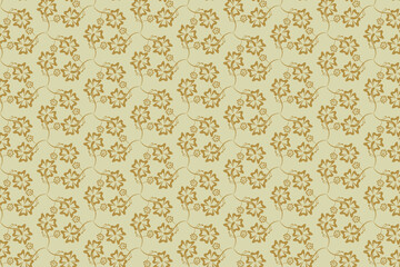 Abstract floral pattern design. Seamless vector graphic pattern for fabric, wallpaper, packaging and other multiple usage 