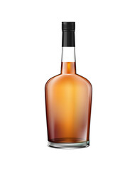 Realistic Whisky Bottle