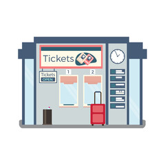 Ticket Office Illustration