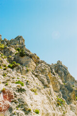 rocks and sky. A snapshot of dry spain.