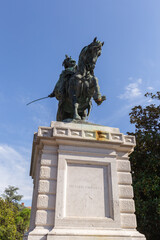 Fototapeta na wymiar Vittorio Emanuele II di Savoia at Verona Italy