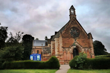 Fototapeta na wymiar church of st mary's in Dalkeith Country Park