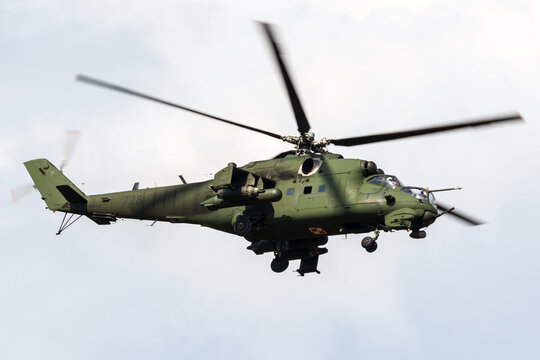 Polish Air Force Mi-24 Hind attack helicopter