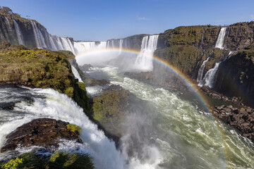 waterfall in the mountains