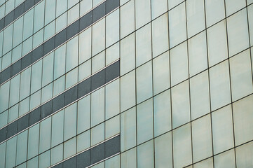 Abstract minimal style reflecting architecture