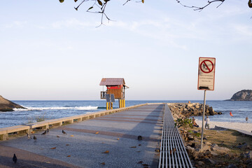 pier in the beach