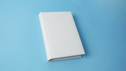 Book cover template mock up. Blank book cover for design.