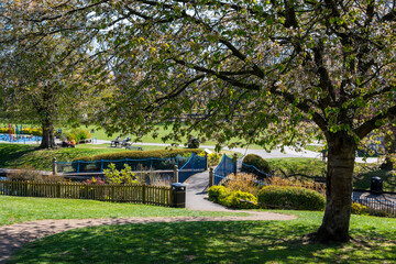 Abbey park, Evesham, Worcestershire, England, Uk