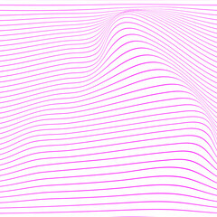 Wave Lines.abstract background .Vector Illustration