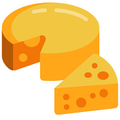 cheese flat icon