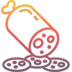 salami gradient icon