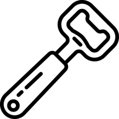 bottle opener line icon