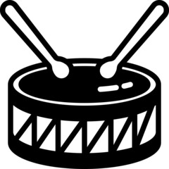 drum solid line icon