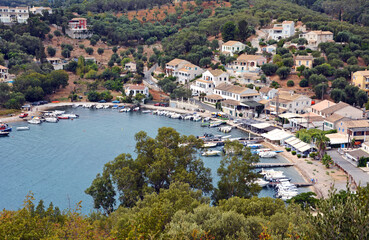 Fototapeta na wymiar Agios Stefanos Sinies im Nordosten von Korfu, Griechenland