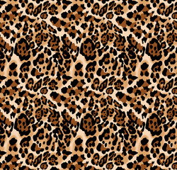 Leopard pattern design, illustration background