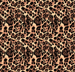 Leopard pattern design, illustration background