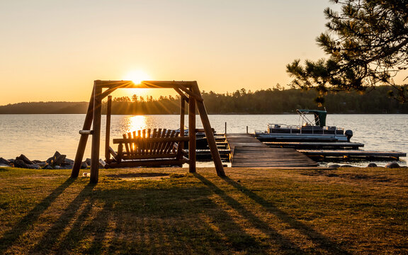 Sunrise At Crane Lake, Voyageurs National Park, Minnesota