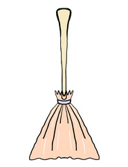 Halloween witches broom