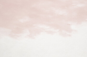 Fototapeta premium Abstract watercolor washi paper texture background. White and pink patterned Japanese paper.