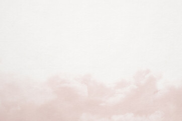 Abstract watercolor washi paper texture background. White and pink patterned Japanese paper.